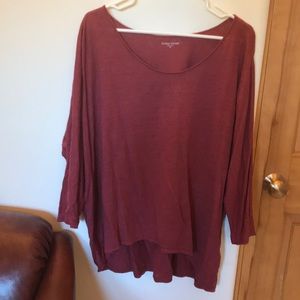 Eileen Fisher Linen 3/4  Sleeve Top